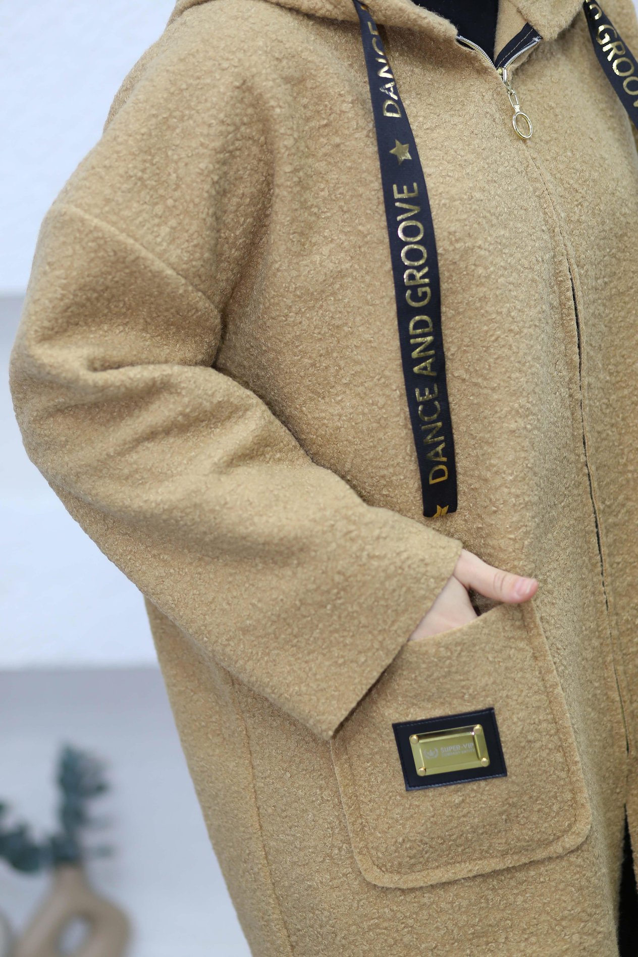 Armalı Teddy Kap Camel 4080