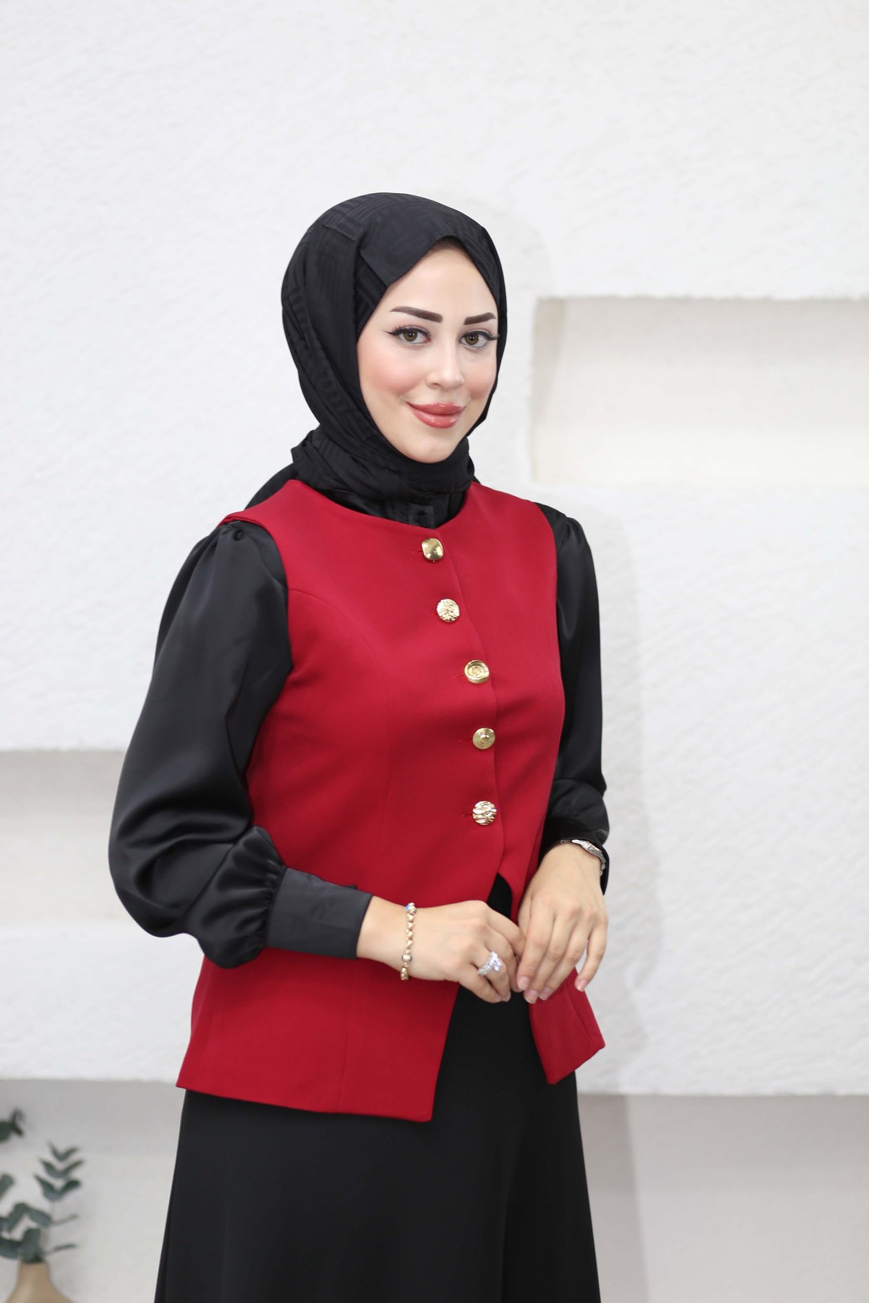 Kısa Yelek Bordo 1976