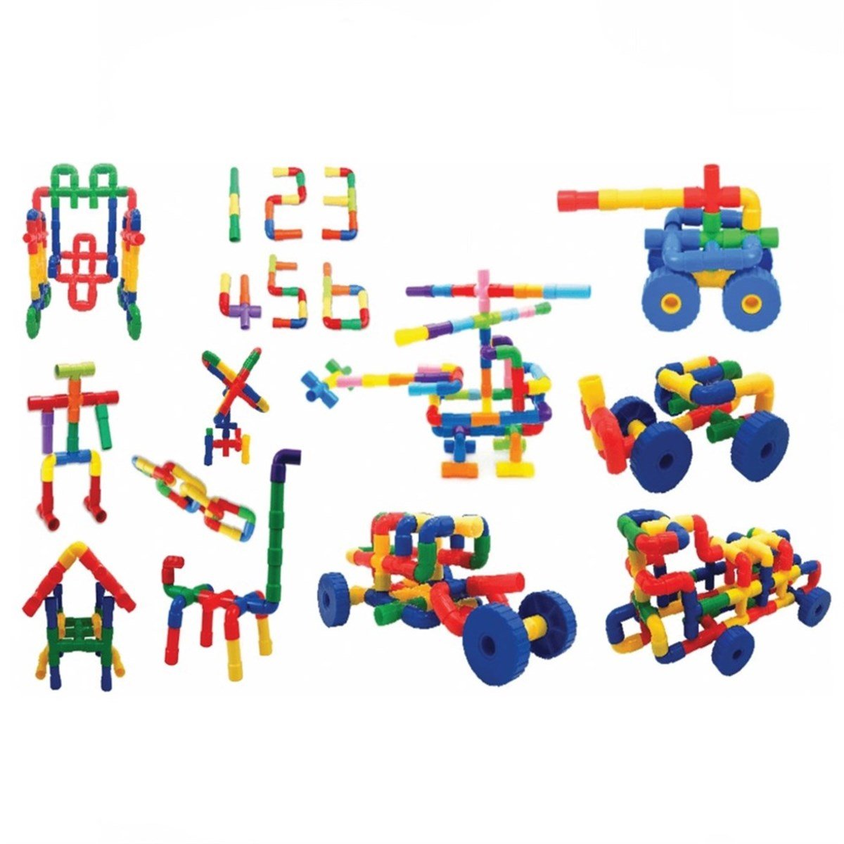Tekerlekli Boru Lego 72 Parça