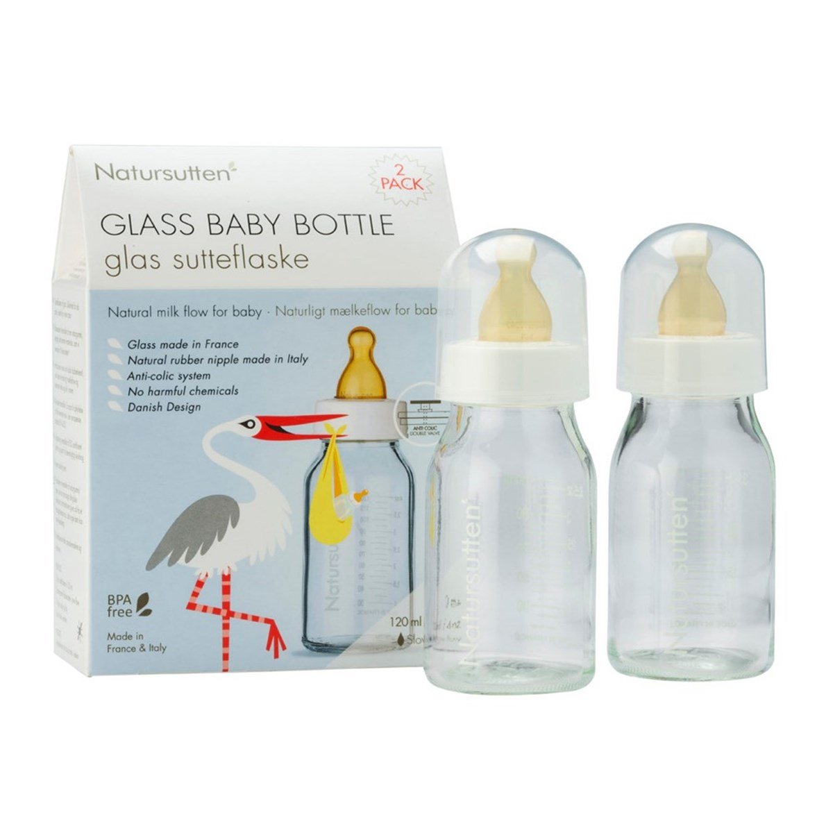 2'Lİ CAM BİBERON 120 ml