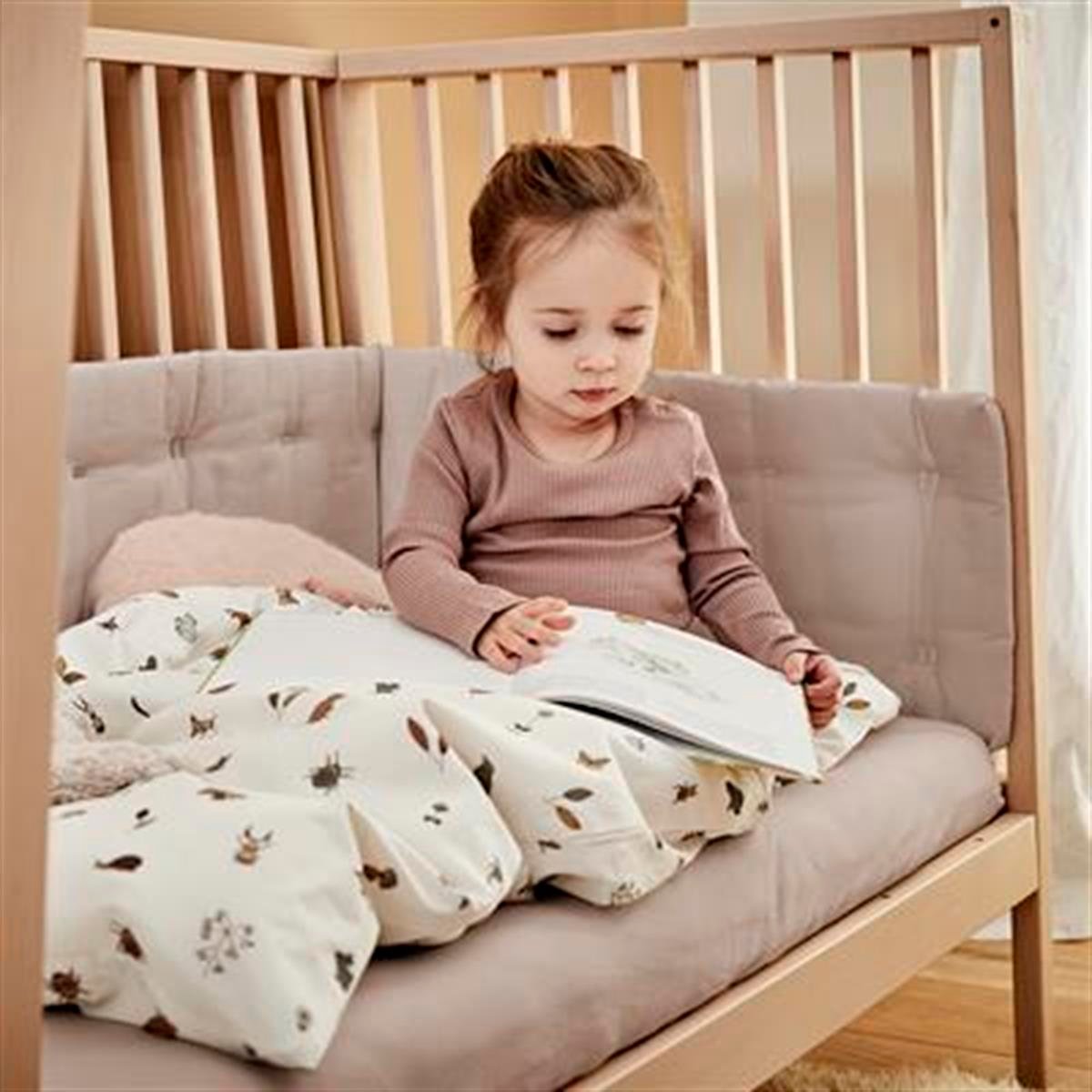 2'li set Bebek Çarşaf, Kapuçino