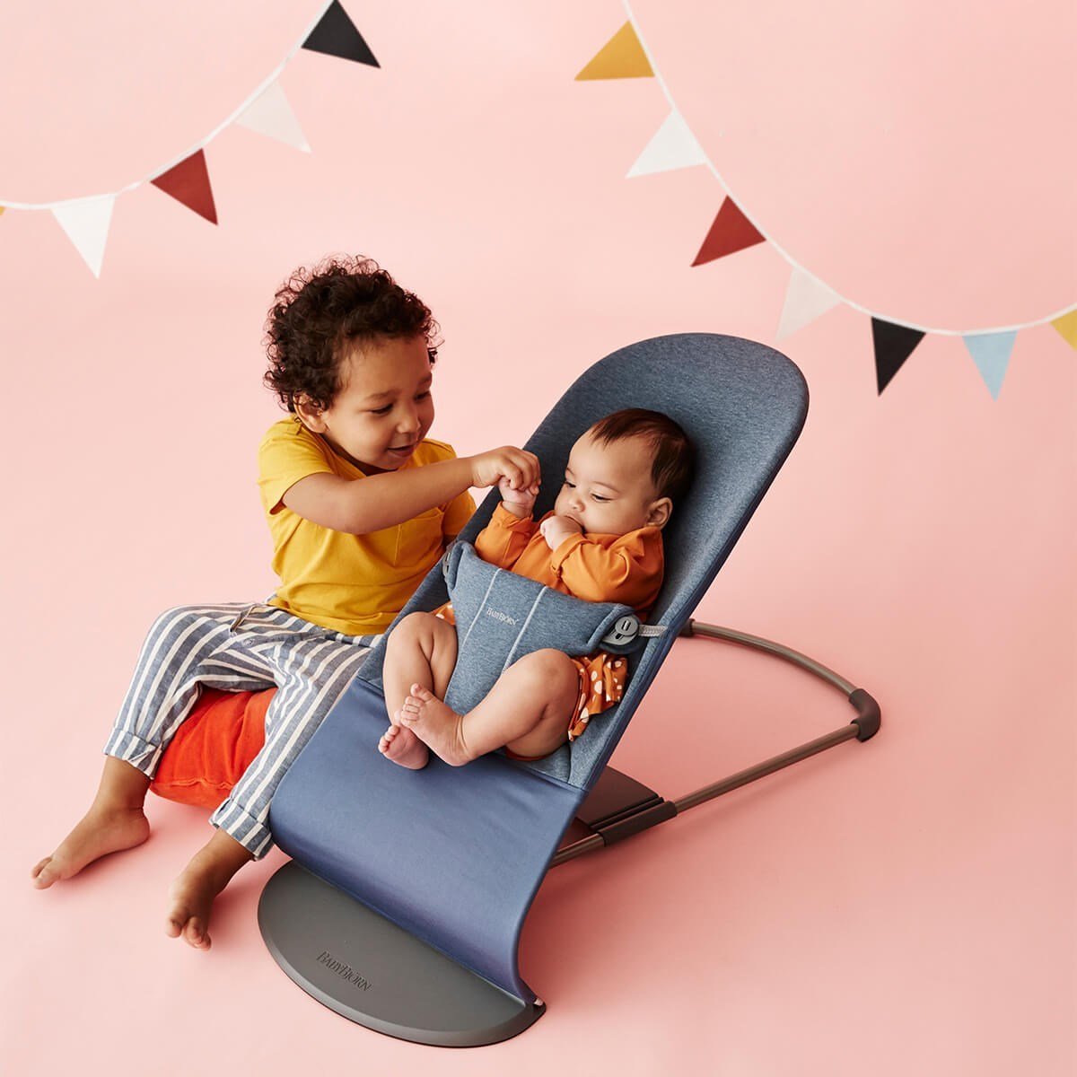BabyBjörn Bliss Ana Kucağı & Kanguru Mini 3D Cotton Jersey Yenidoğan Seti / Dove Blue