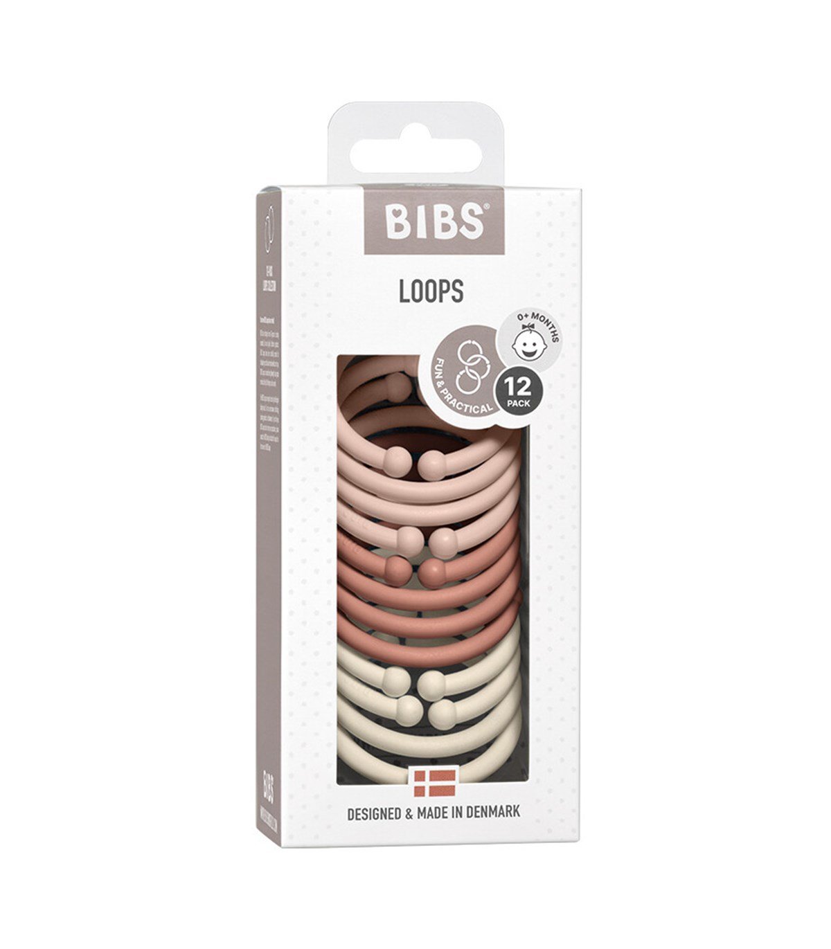 Bibs Loops Halka Set (12'li) // Blush-Woodchuck-Ivory