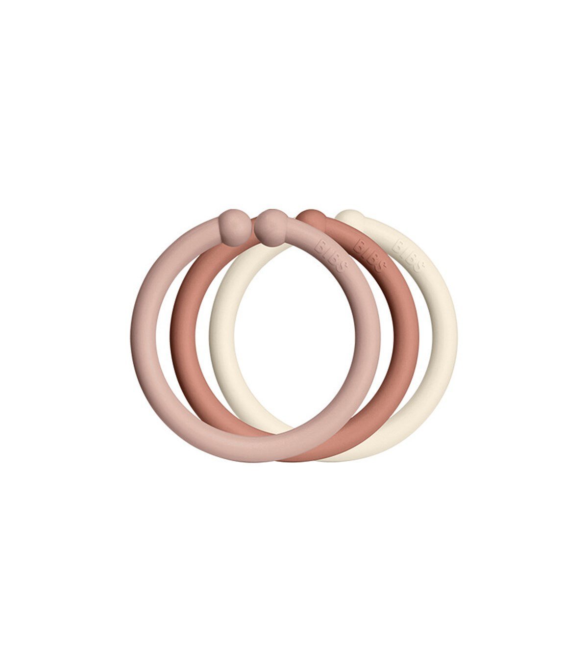 Bibs Loops Halka Set (12'li) // Blush-Woodchuck-Ivory