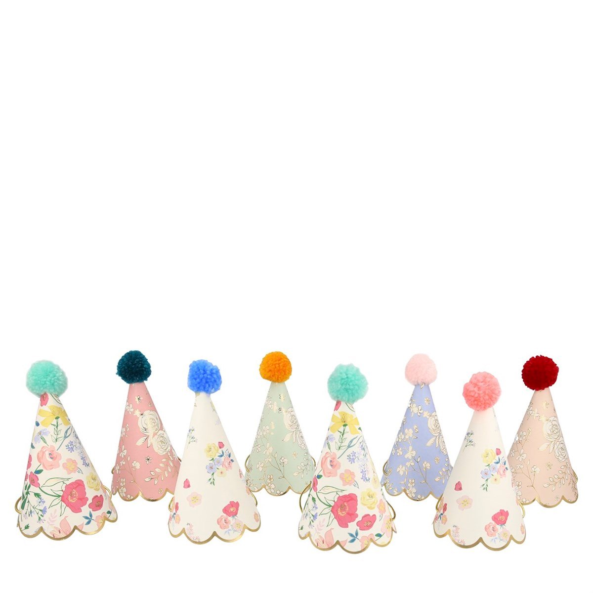 Meri Meri - English Garden Party Hats - English Garden Parti Şapkaları
