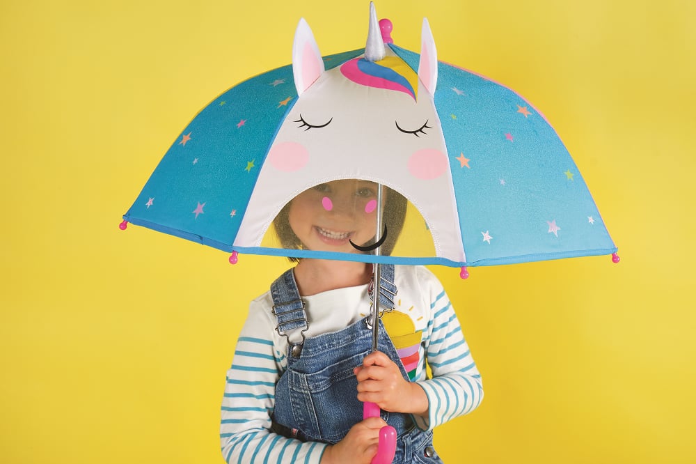 Floss & Rock 3D Renk Değiştiren Şemsiye /  Unicorn