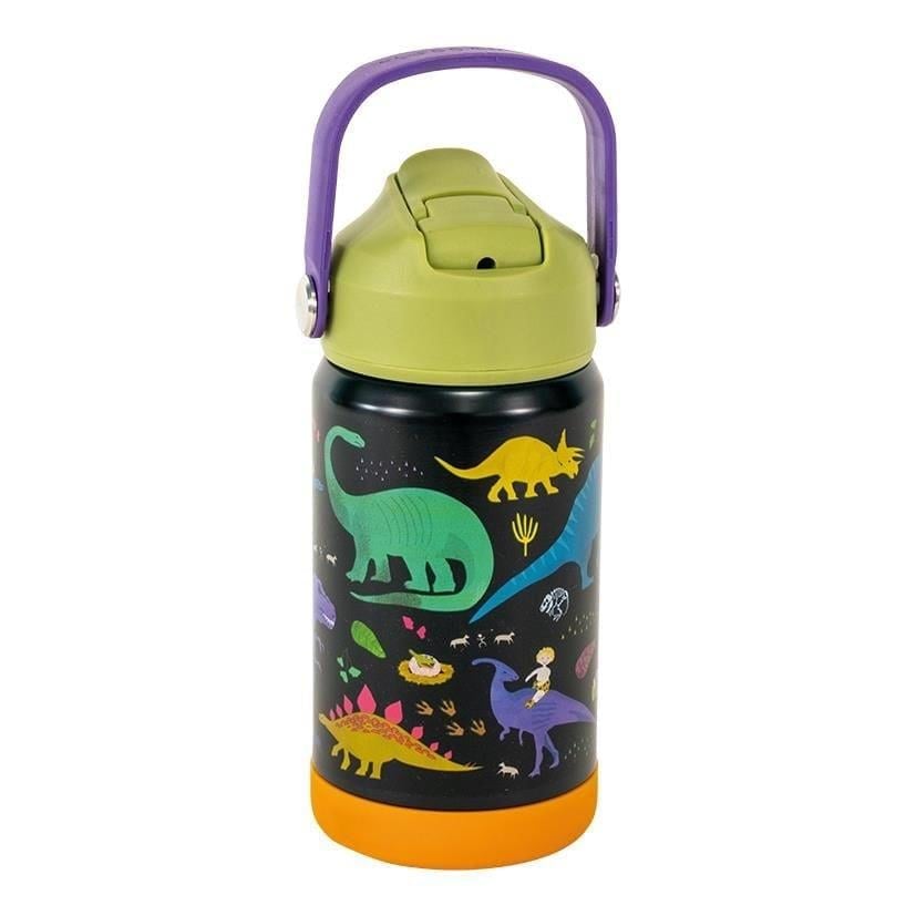 FLOSS & ROCK Paslanmaz Çelik Pipetli Suluk / Dino