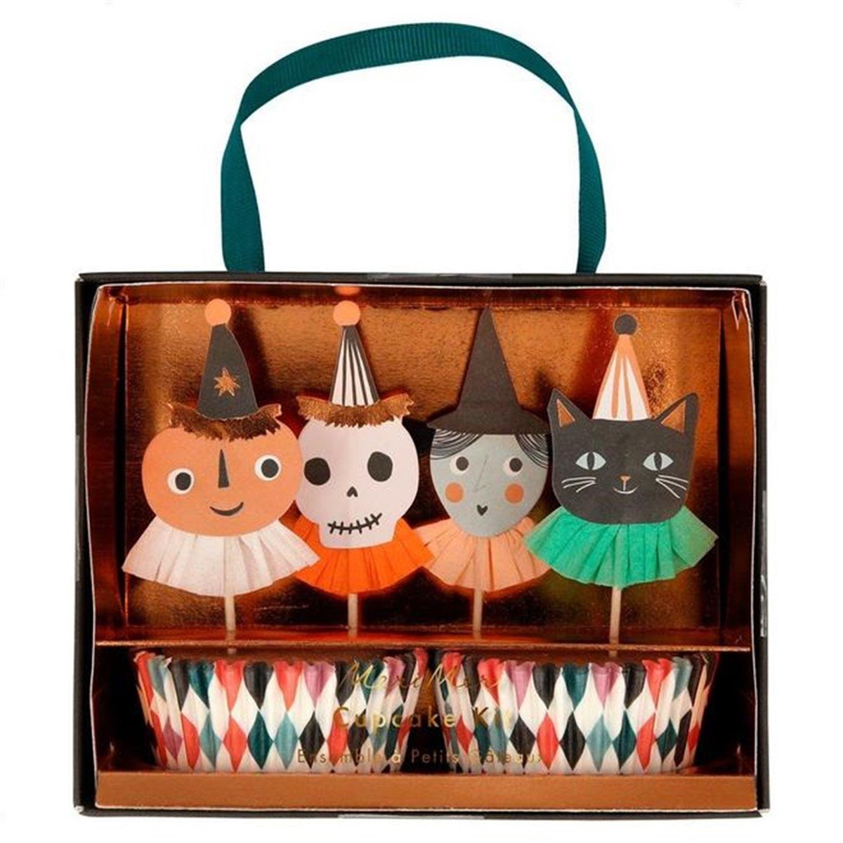 Halloween Dans Eden Figürler Cupcake Kit