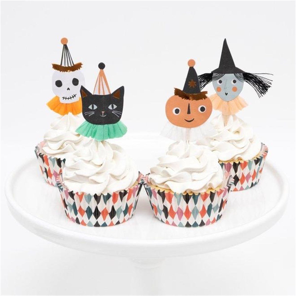 Halloween Dans Eden Figürler Cupcake Kit