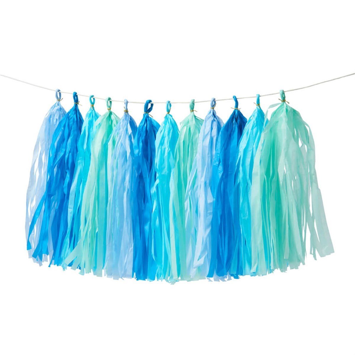 Meri Meri - Blue Tassel Garland - Mavi Püsküllü Asılan Süs