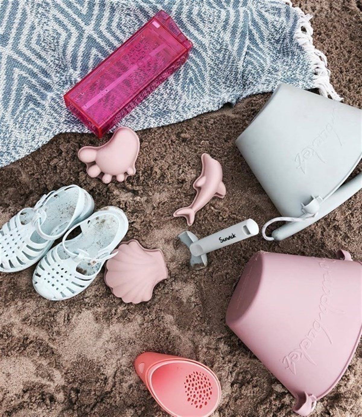 Meduse Sun Rose Pastel Sandals- Çocuk Sandalet Pastel Pembe