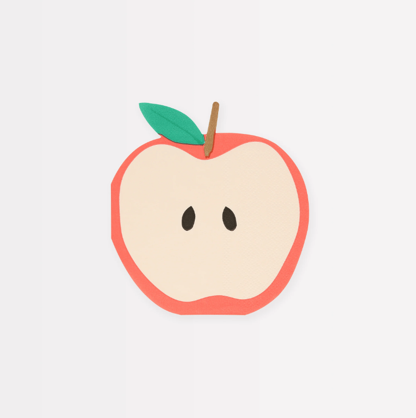 Meri Meri - Apple Napkins - Elma Peçeteler (x16)