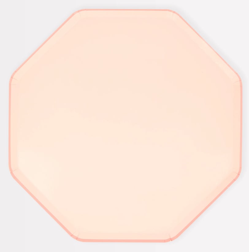 Meri Meri - Ballet Slipper Pink Dinner Plates - Bale Point Pembesi Tabaklar (L) (x8)