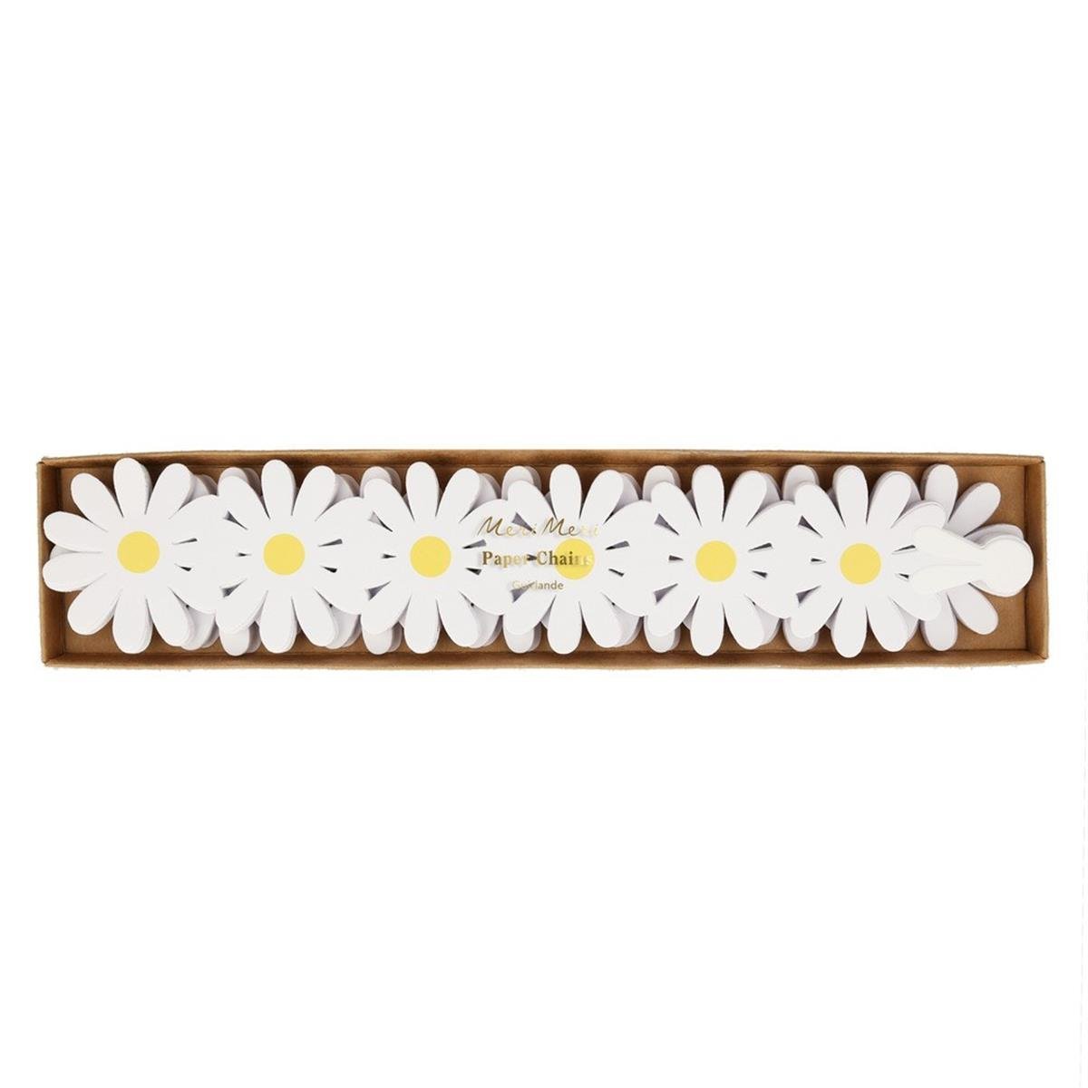 Meri Meri - Daisy Paper Chains - Papatya Zincir Asılan Süs
