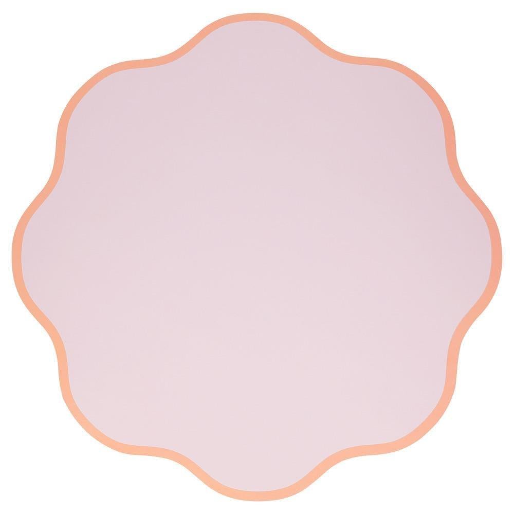 Meri Meri - Dalgalı Yuvarlak Pastel Servis Matı - 12 Adet