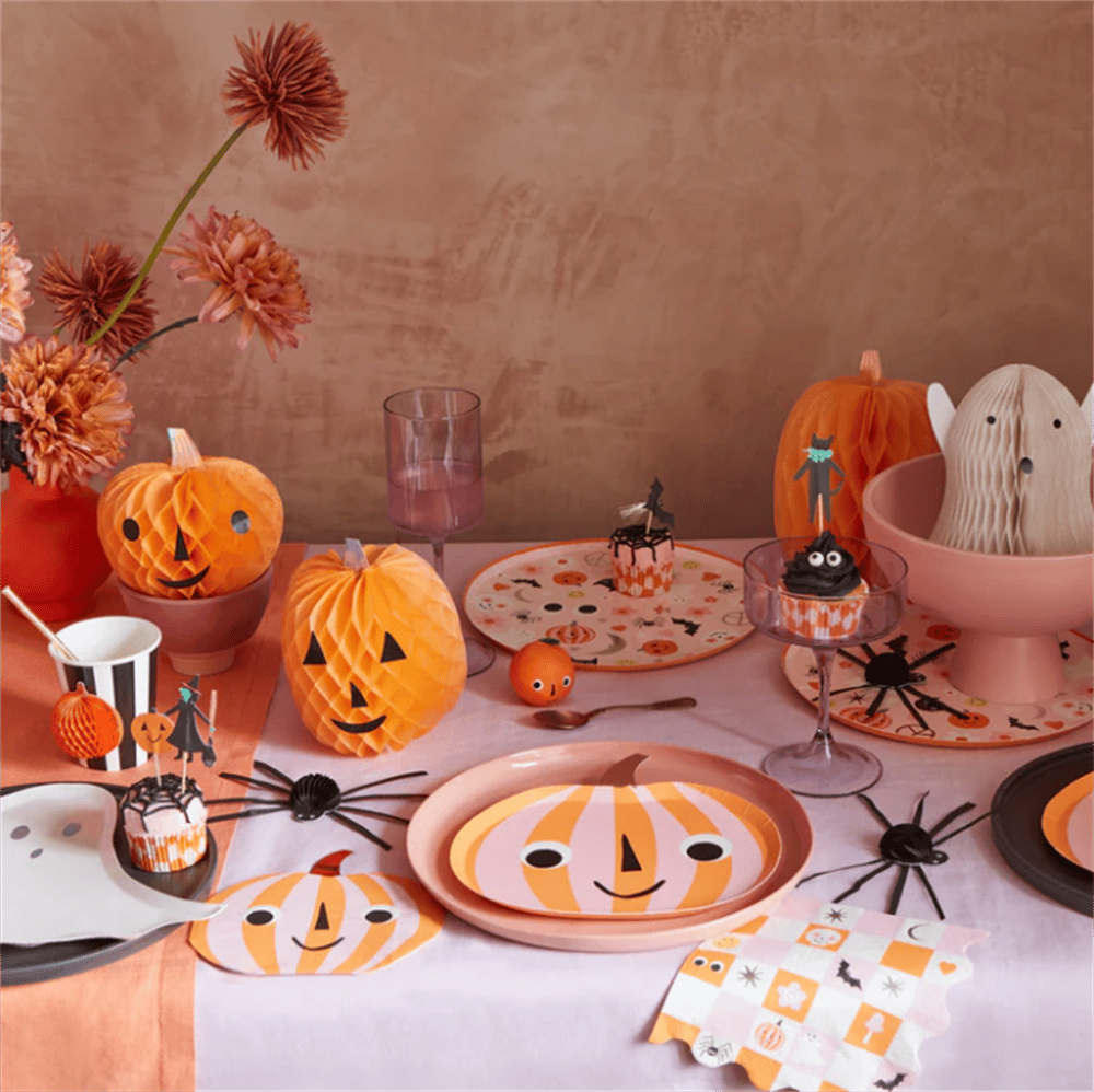 Meri Meri - Groovy Halloween Icon Large Napkins - Cadılar Bayramı Karakterli Peçeteler (L) (16'lı)