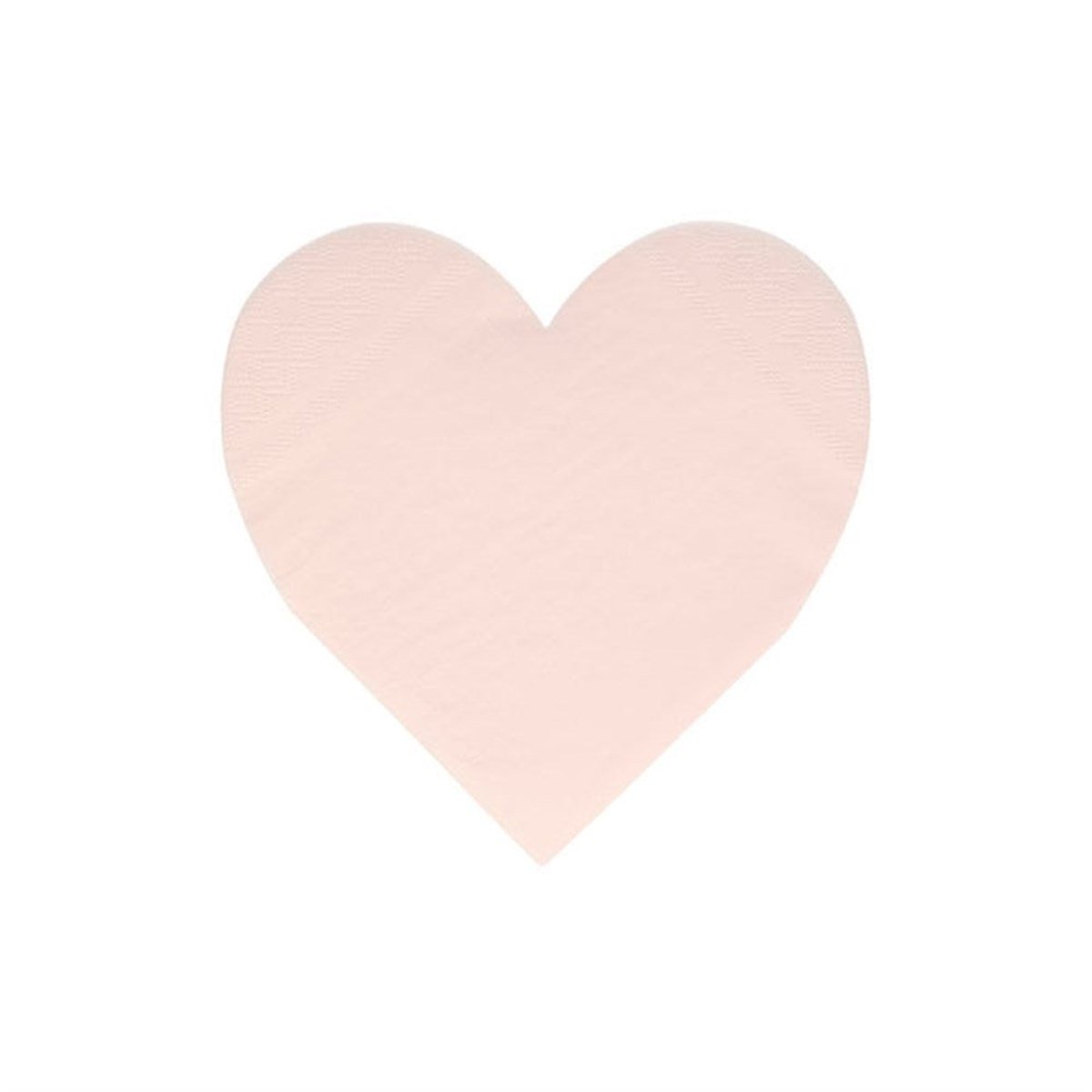 Pembe Tonlu Kalp Peçeteler (L) (20'li)