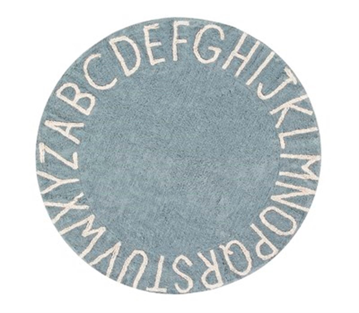 Round ABC Vintage Mavi-Natural