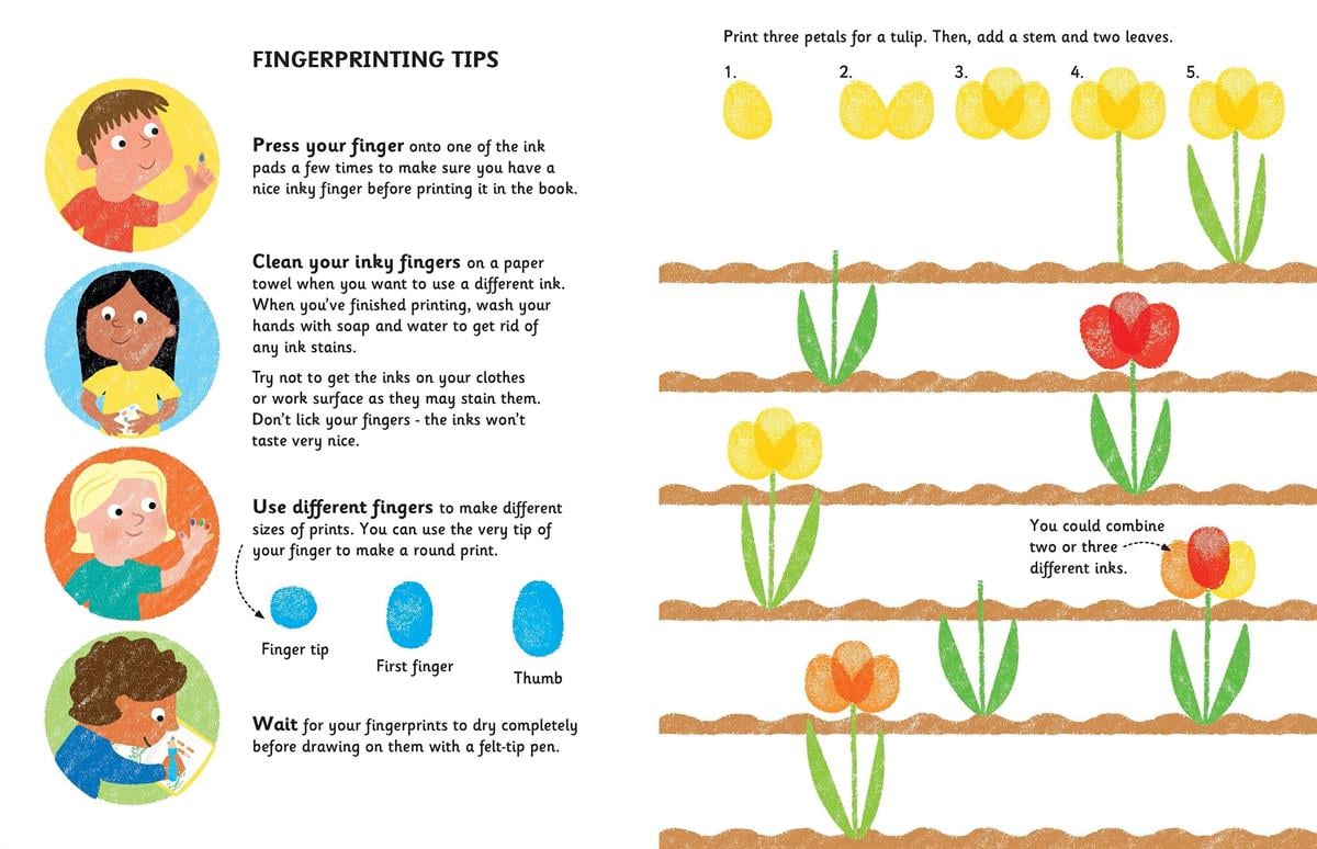 Usborne Fingerprint Activities Garden