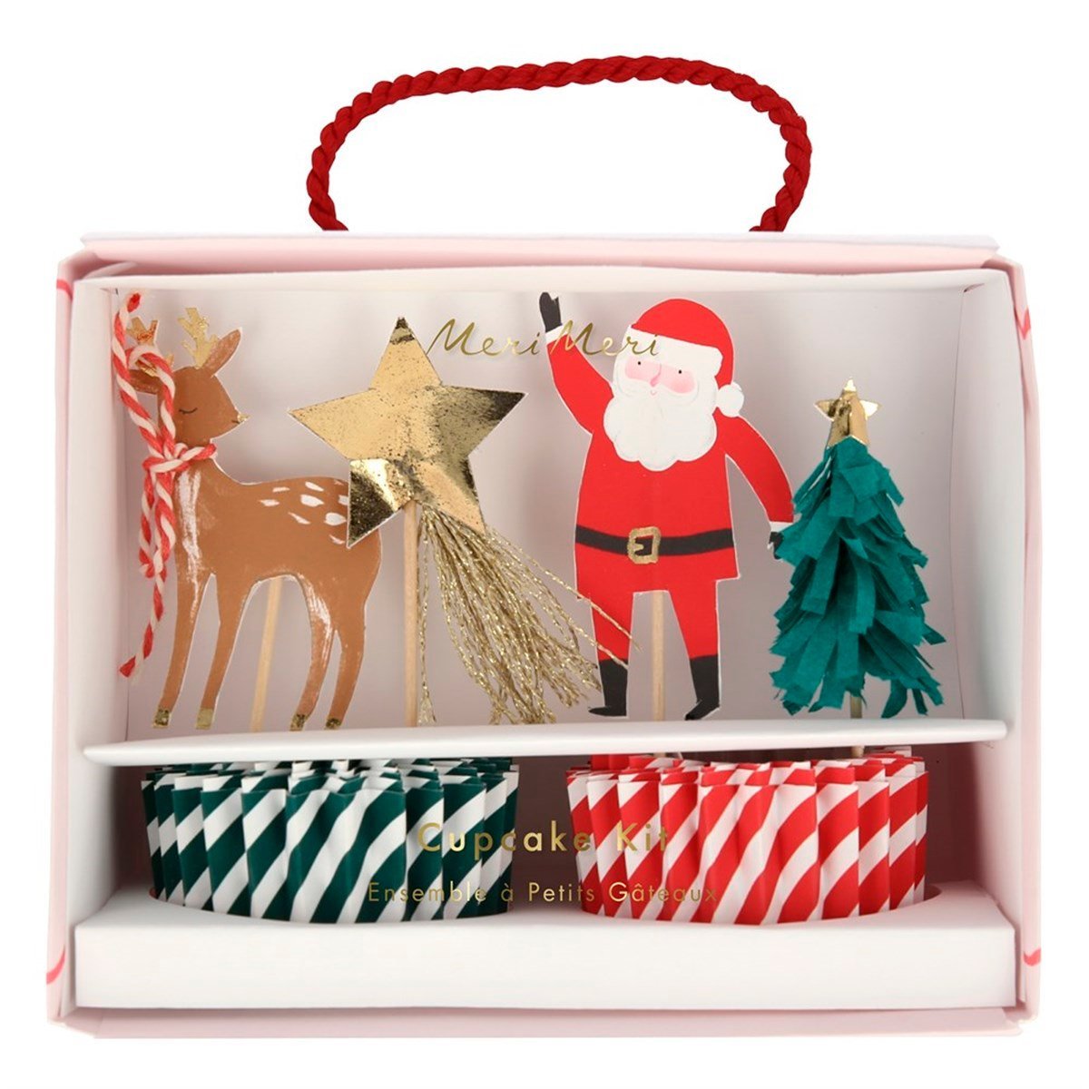 Yeni Yıl Motifli Cupcake Kit (24'lü)