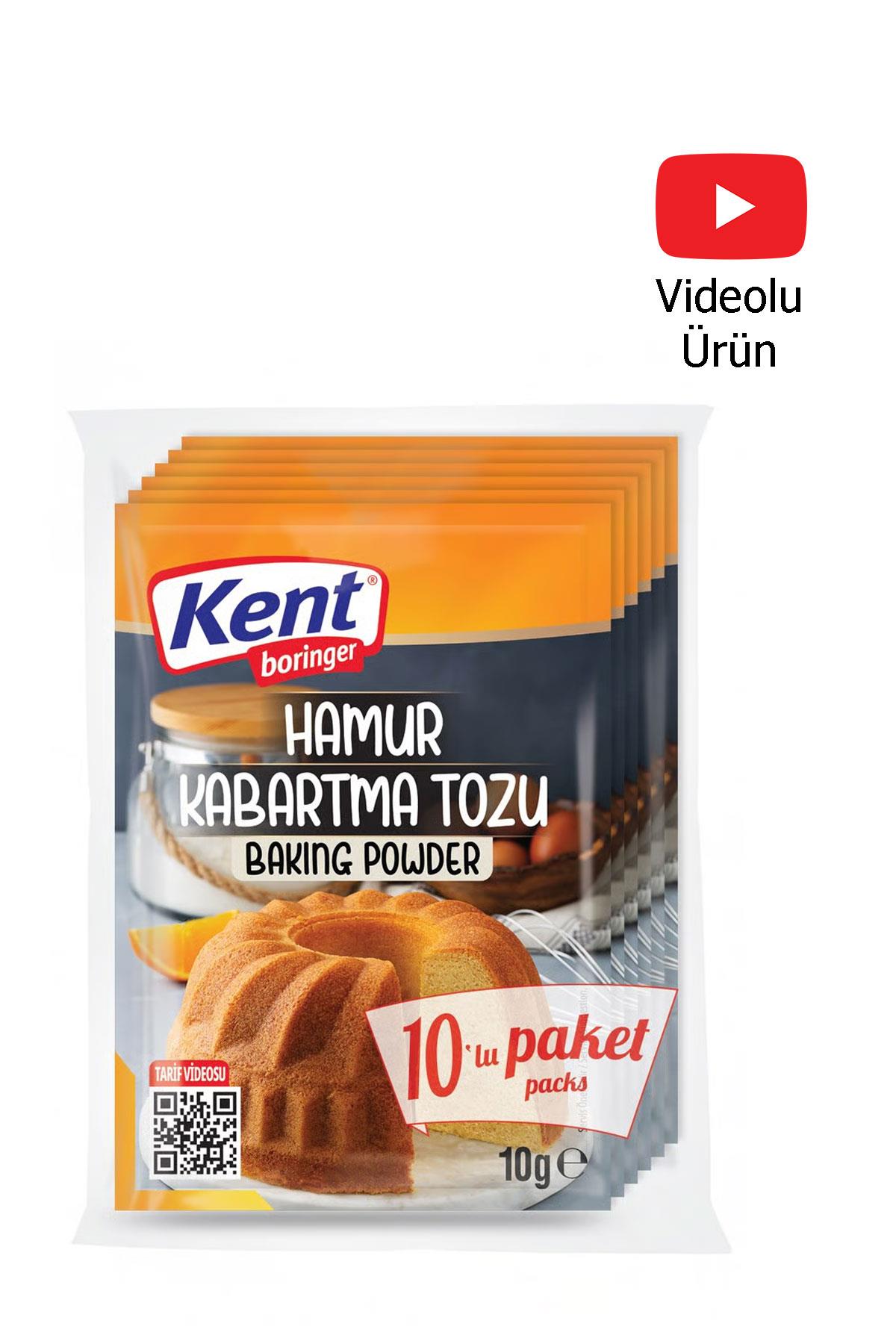 Kent Boringer 10g*10 adet Hamur Kabartma Tozu