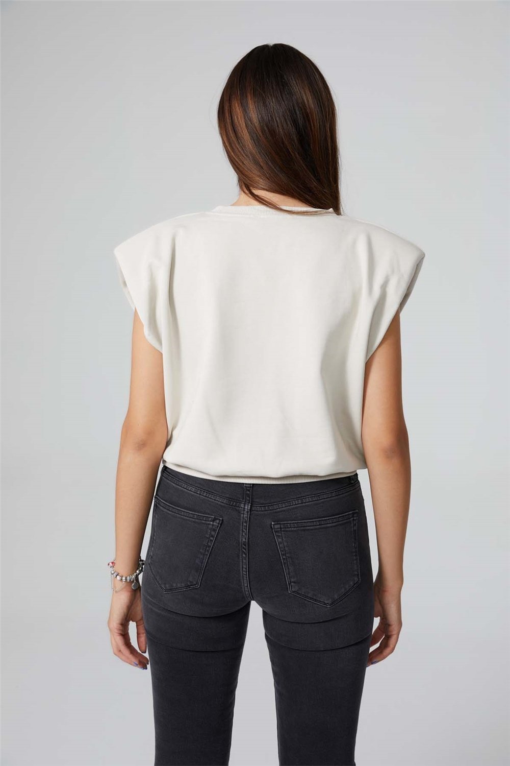 CROP  VATKALI  SWEATSHİRT