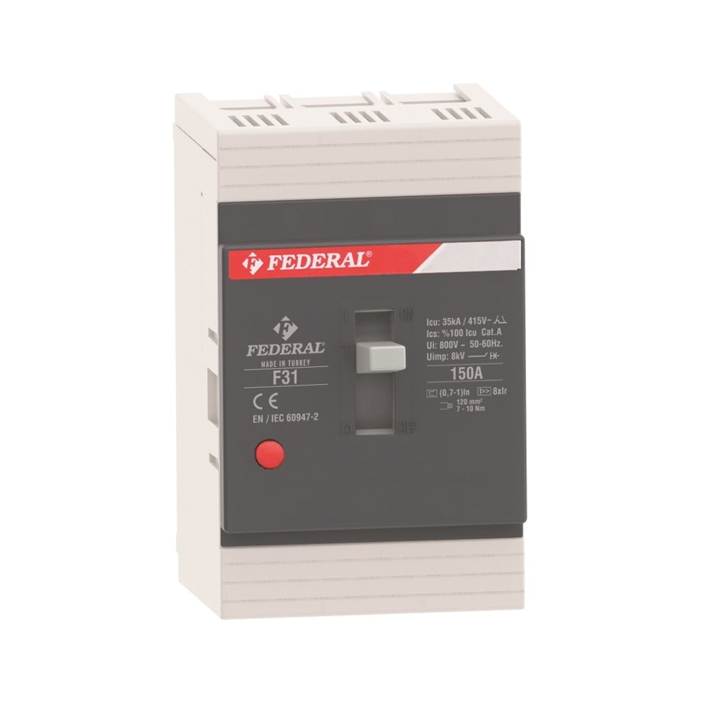 Federal  F31 Sabit 250 A 35 kA Termik Mağnetik Şalter (Tmş)