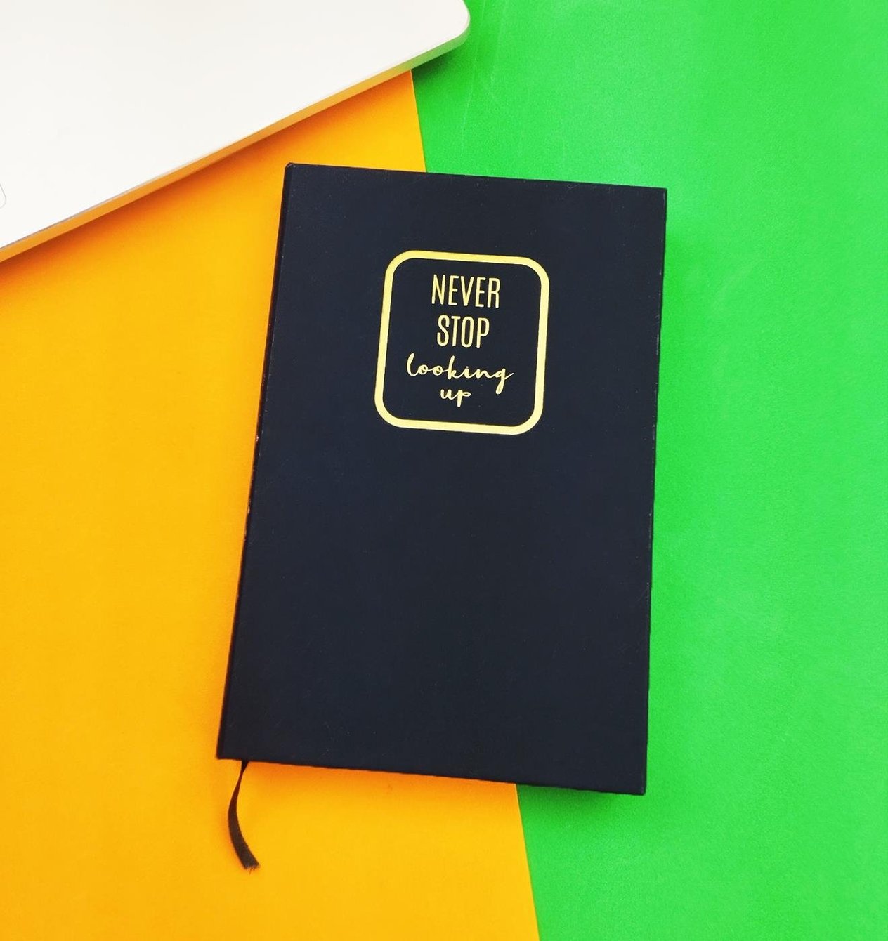Yıldız Haritası Tasarımlı Kalın Kitap Görünümlü Defter