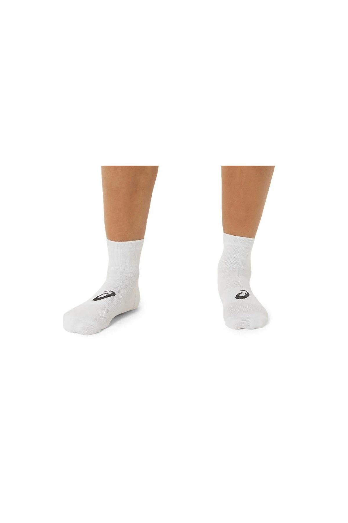 Asics Asics 6 PPK Quarter Beyaz 6lı Tenis Çorabı