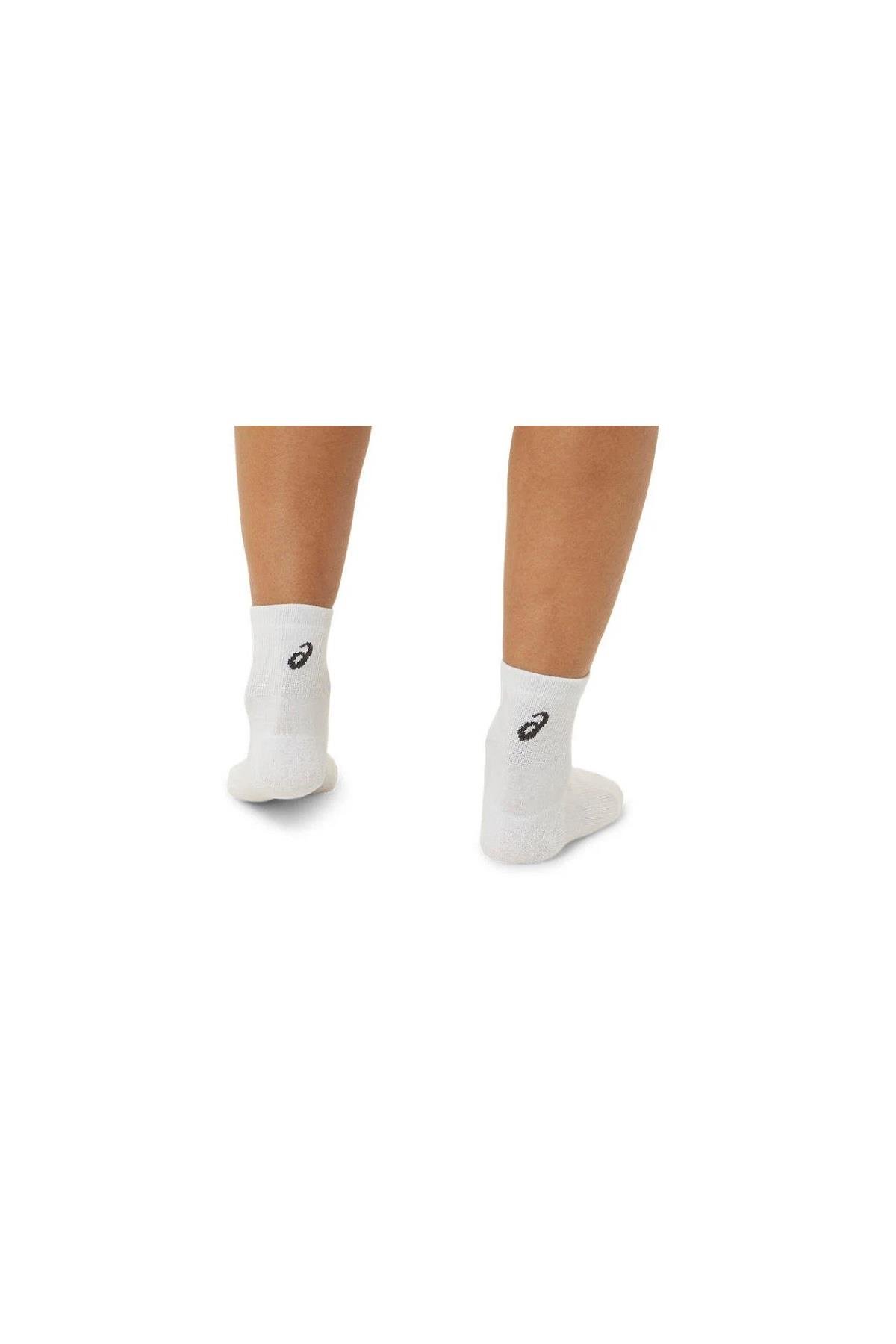 Asics Asics 6 PPK Quarter Beyaz 6lı Tenis Çorabı