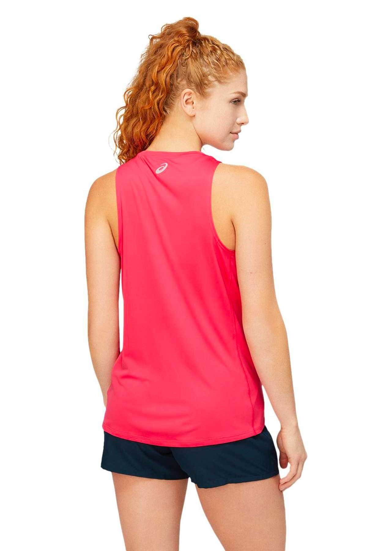 Asics Asics Core Asics Tank Pembe Bayan Kolsuz Tenis Tshirt