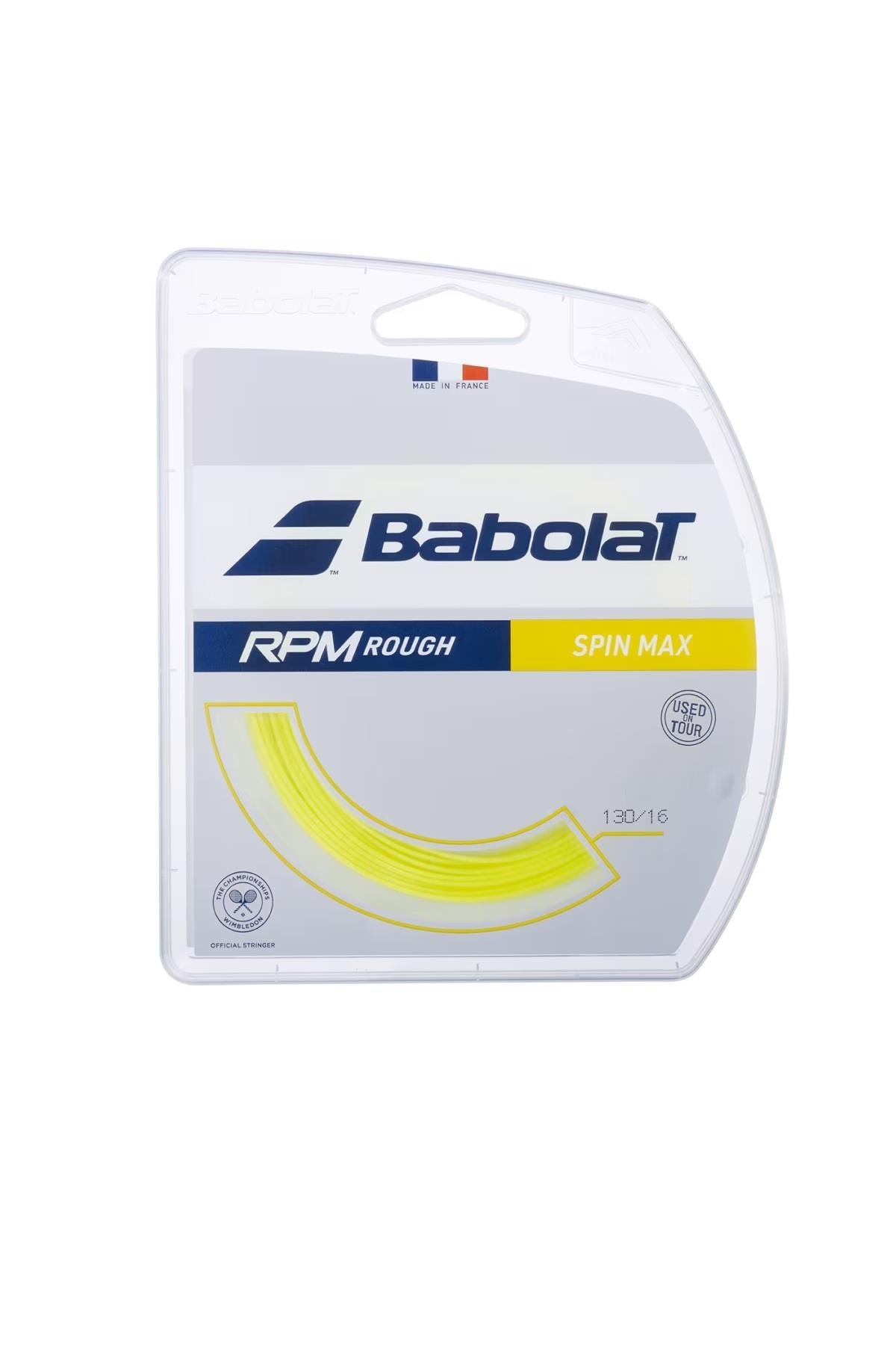 Babolat Babolat RPM Rough 1.25 mm 12M Sarı Kordaj Teli
