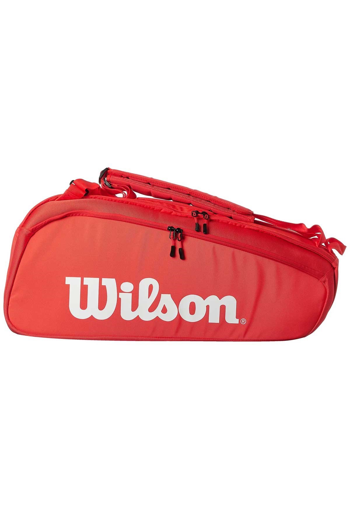 Wilson Wilson Super Tour 6 PK Kırmızı Tenis Raket Çantası
