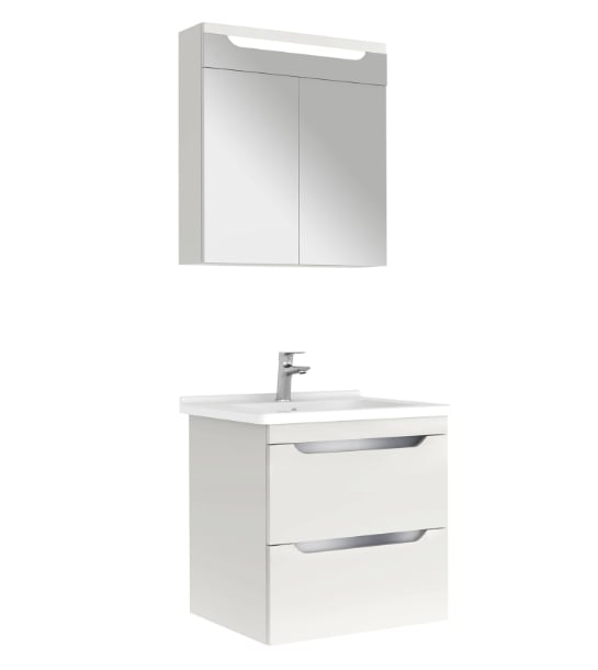 Kale Banyo Casilla 65Cm Saten Gri Banyo Dolabı