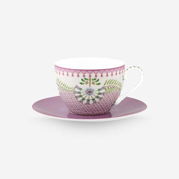 Mor Porselen Çay Fincanı 280 Ml Lily & Lotus Collection by Pip Studio