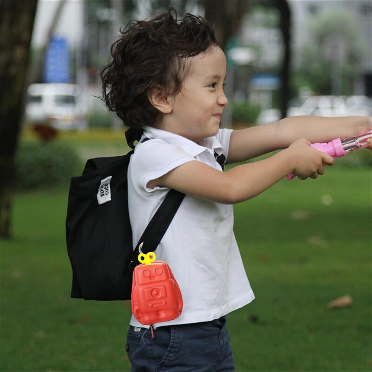 Supercute Mini Anahtar Bozuk Para Çantası - Red Robot
