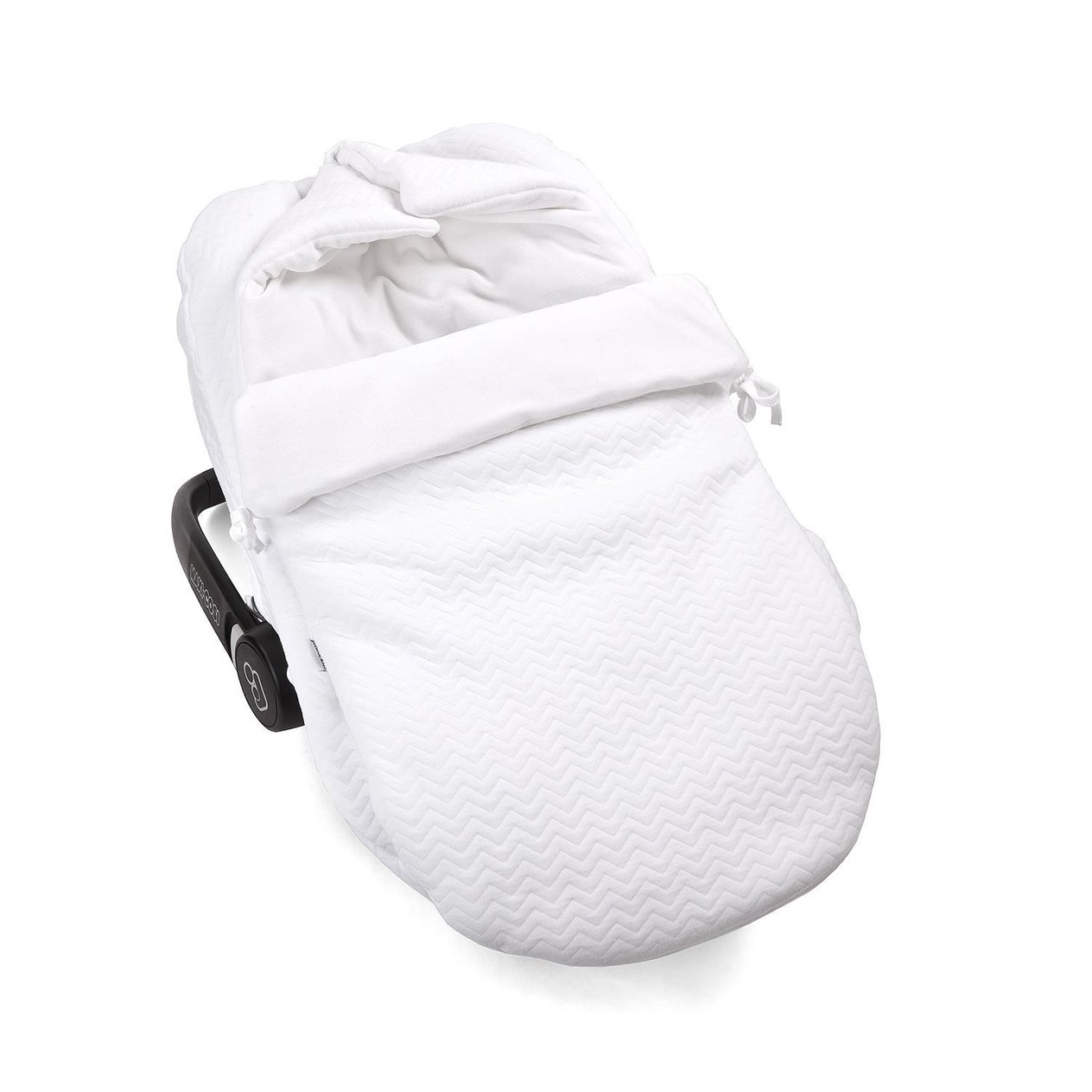Taşıma Tulumu - Chevron White 3 Kemerli Portbebe - Poetree Kids