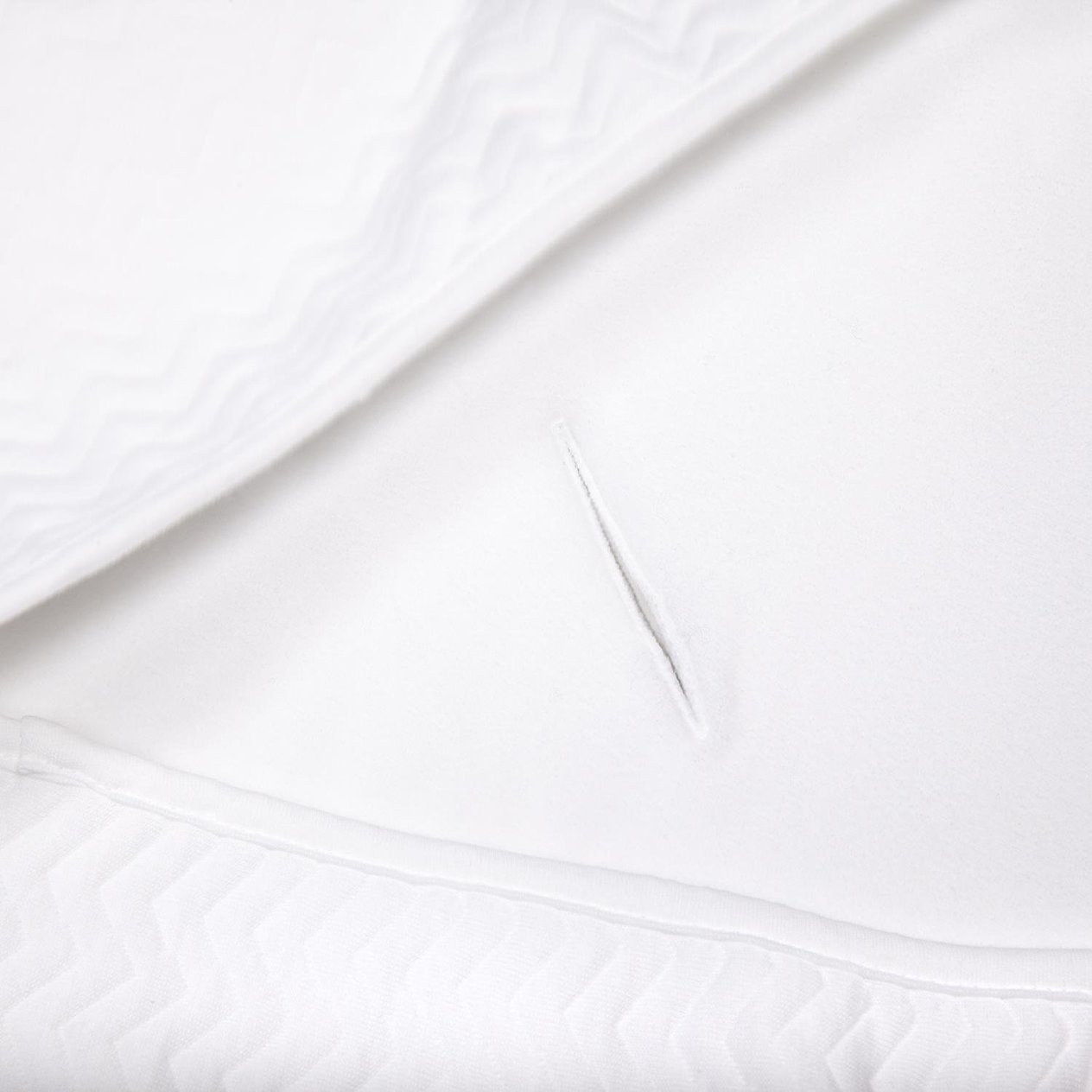 Battaniye - Chevron White İçi Nikili Kundak Battaniye - Poetree Kids