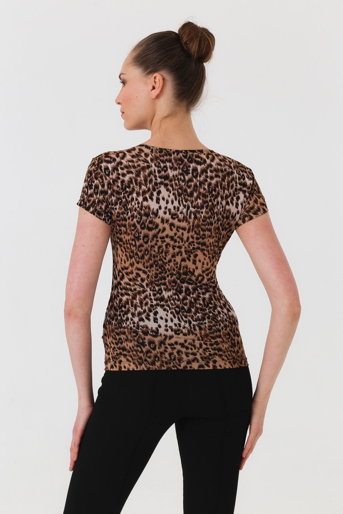 6416 LEOPAR BLUZ