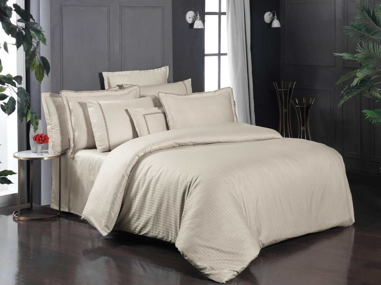 JACQUARD STRIPE Комплект постельного белья 300 TC Varyant 2