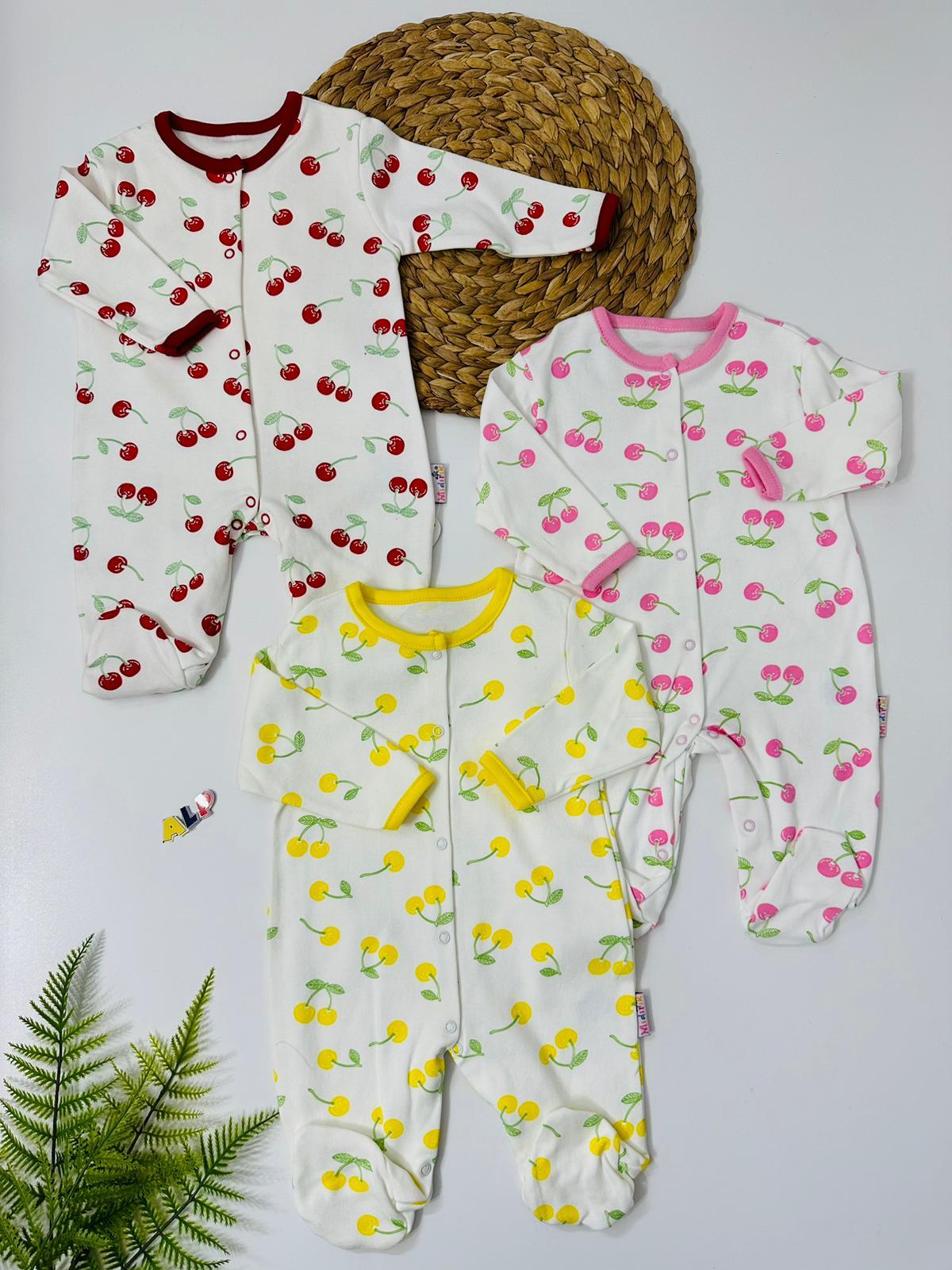 Cherry 3 lü  tulum set pembe