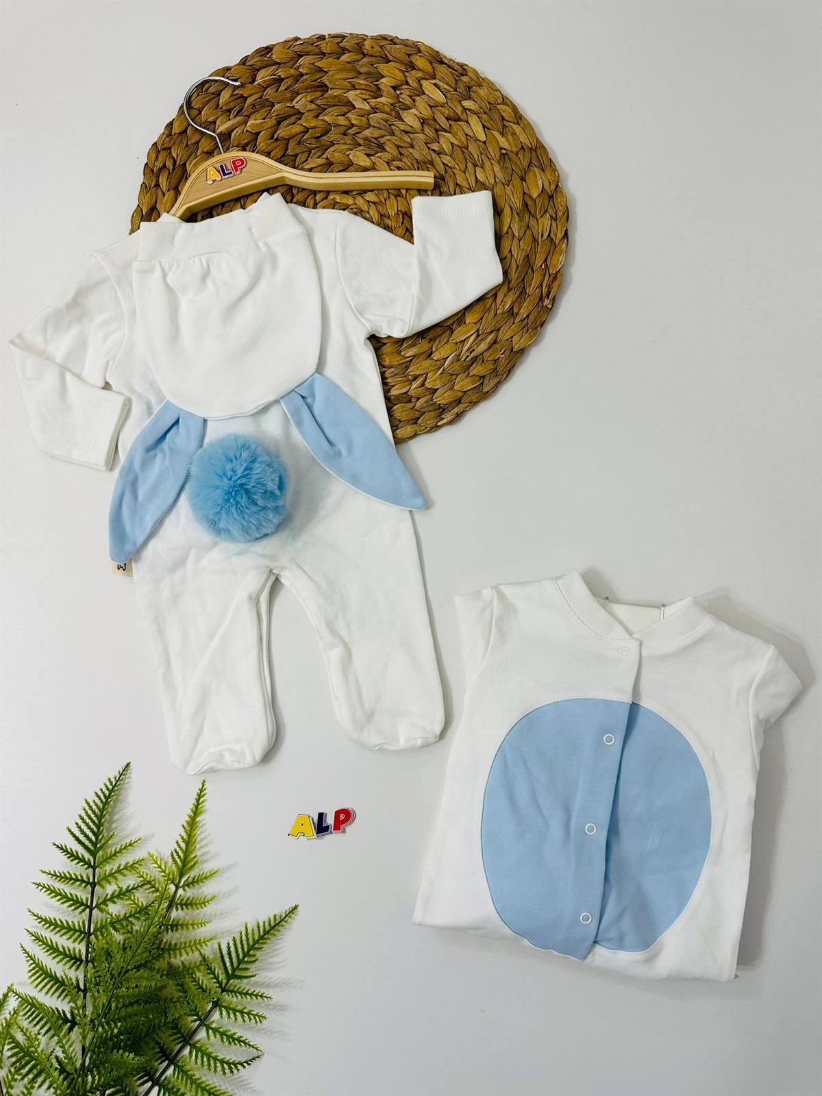 Rabbim ears 2 parça tulum set beyaz 
