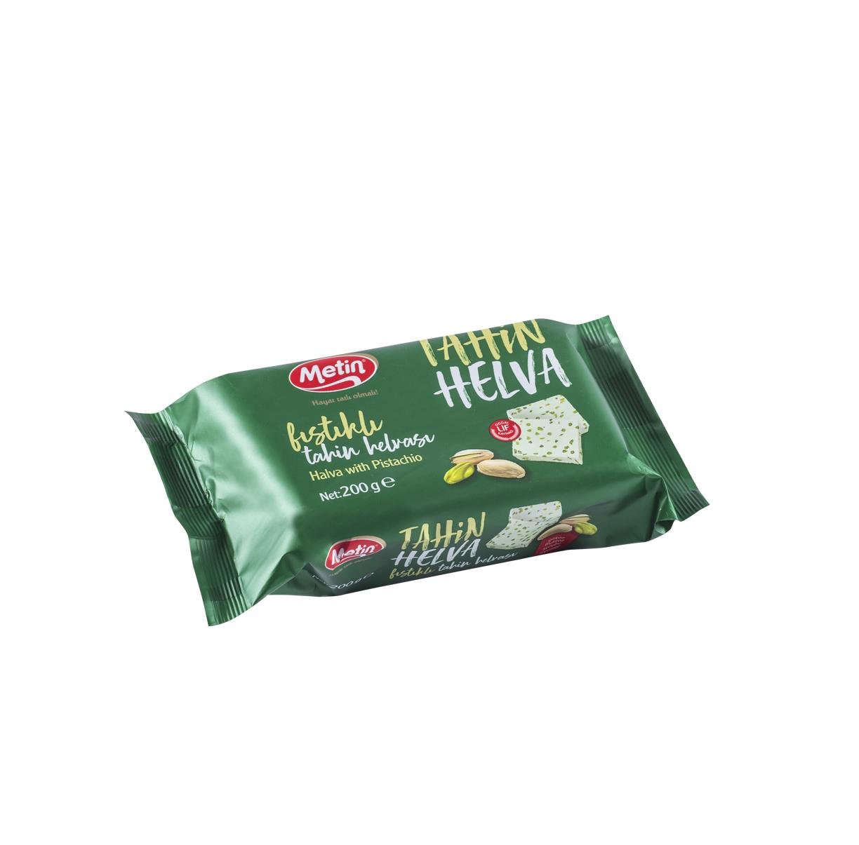 Metin Helva -Antep Fıstıklı Helva 200 Gr Paket