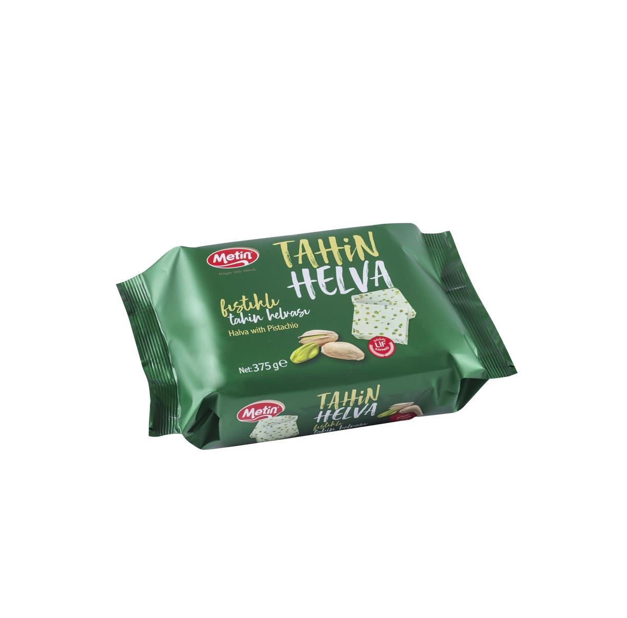 Metin Helva -Antep Fıstıklı Helva 375 Gr Paket