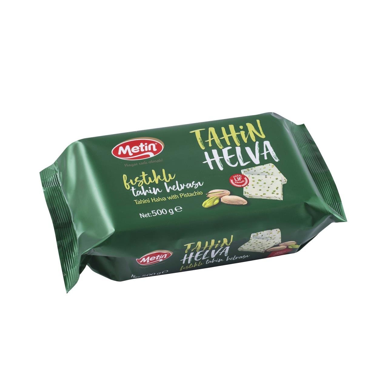 Metin Helva -Antep Fıstıklı Helva 500 Gr Paket