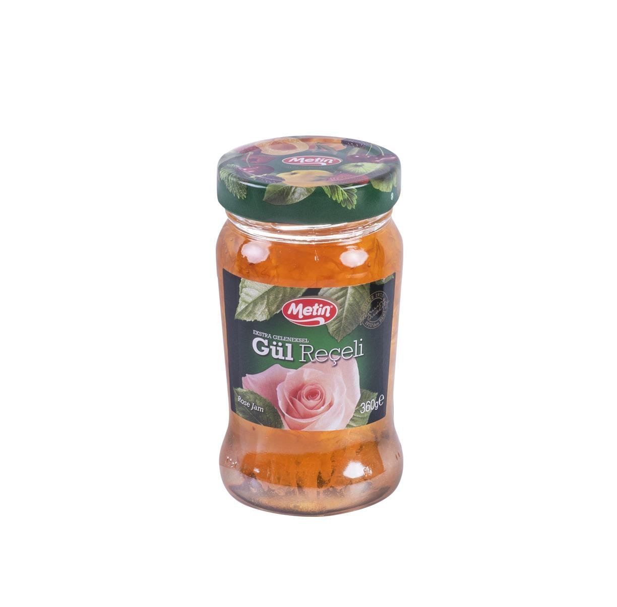 Metin Helva -Gül Reçeli 360 Gr Cam Kavanoz