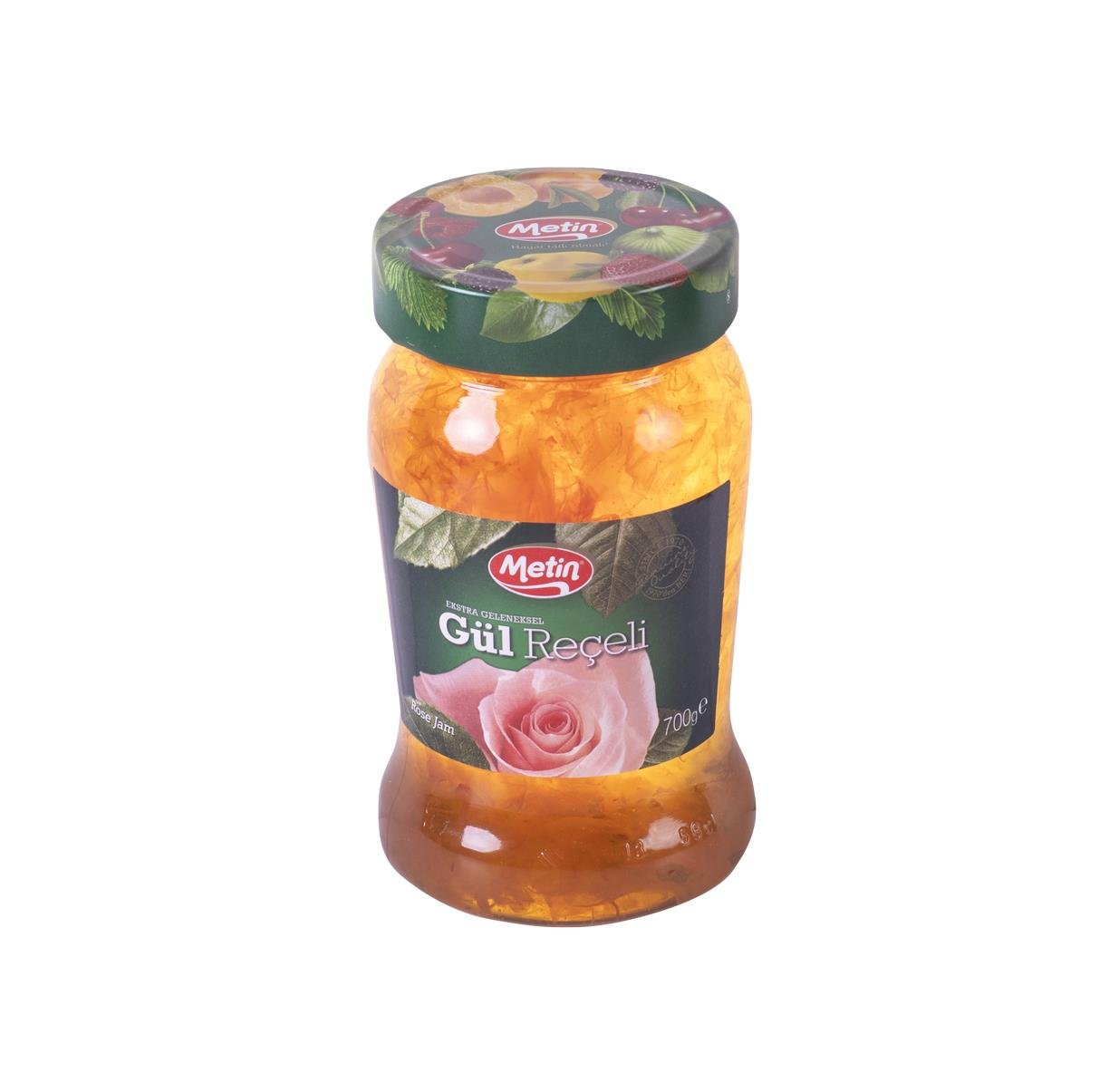 Metin Helva -Gül Reçeli 700 Gr Cam Kavanoz