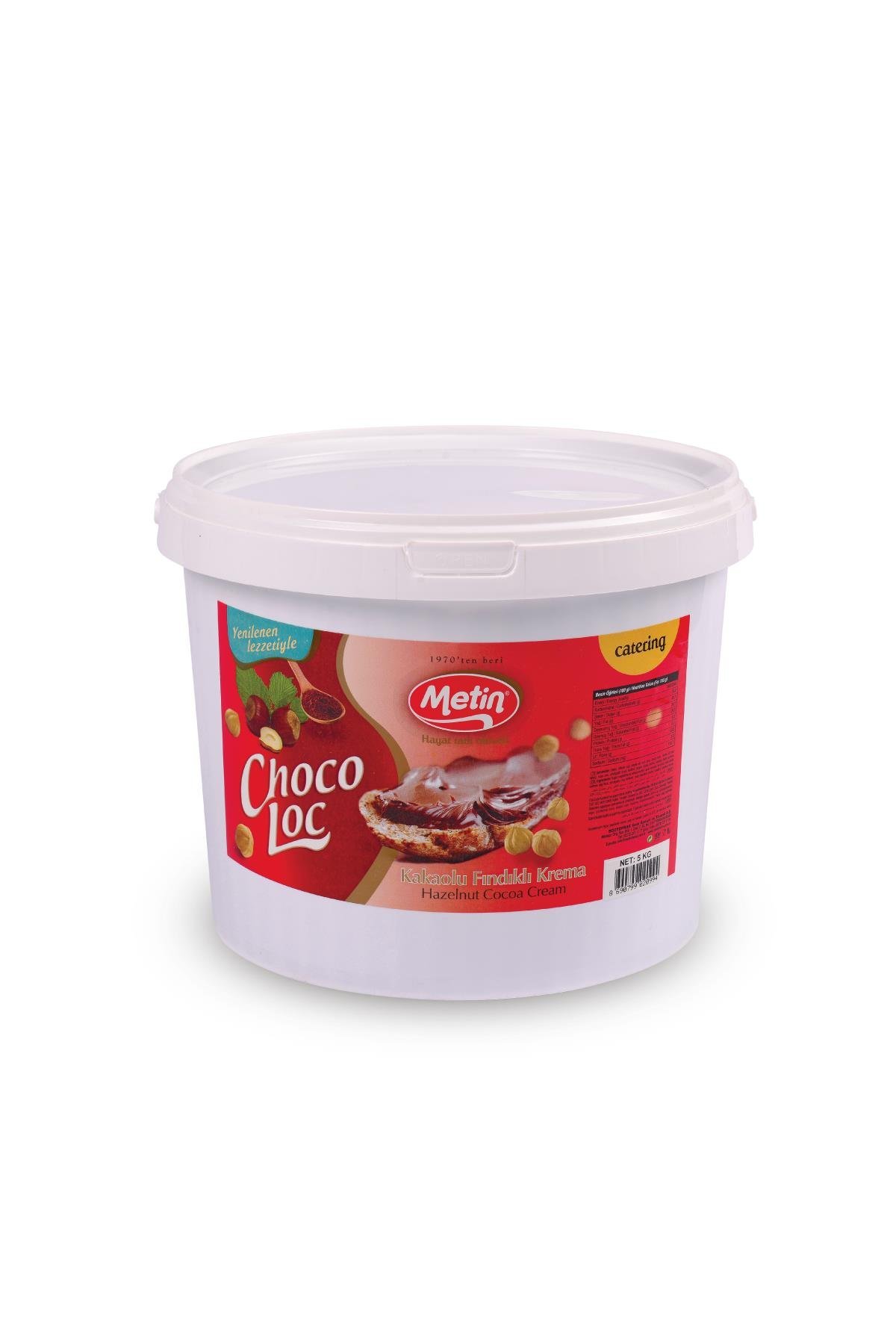 Metin Helva -Kakaolu Fındık Kreması 5000 Gr 