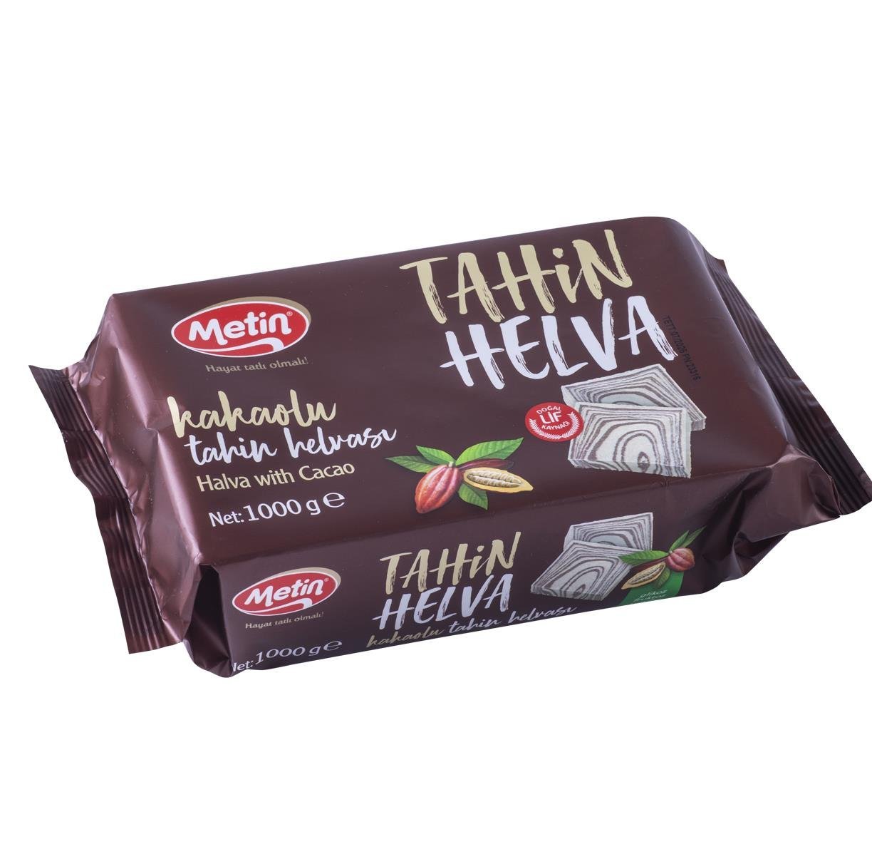 Metin Helva -Kakaolu Helva 1000 Gr Paket