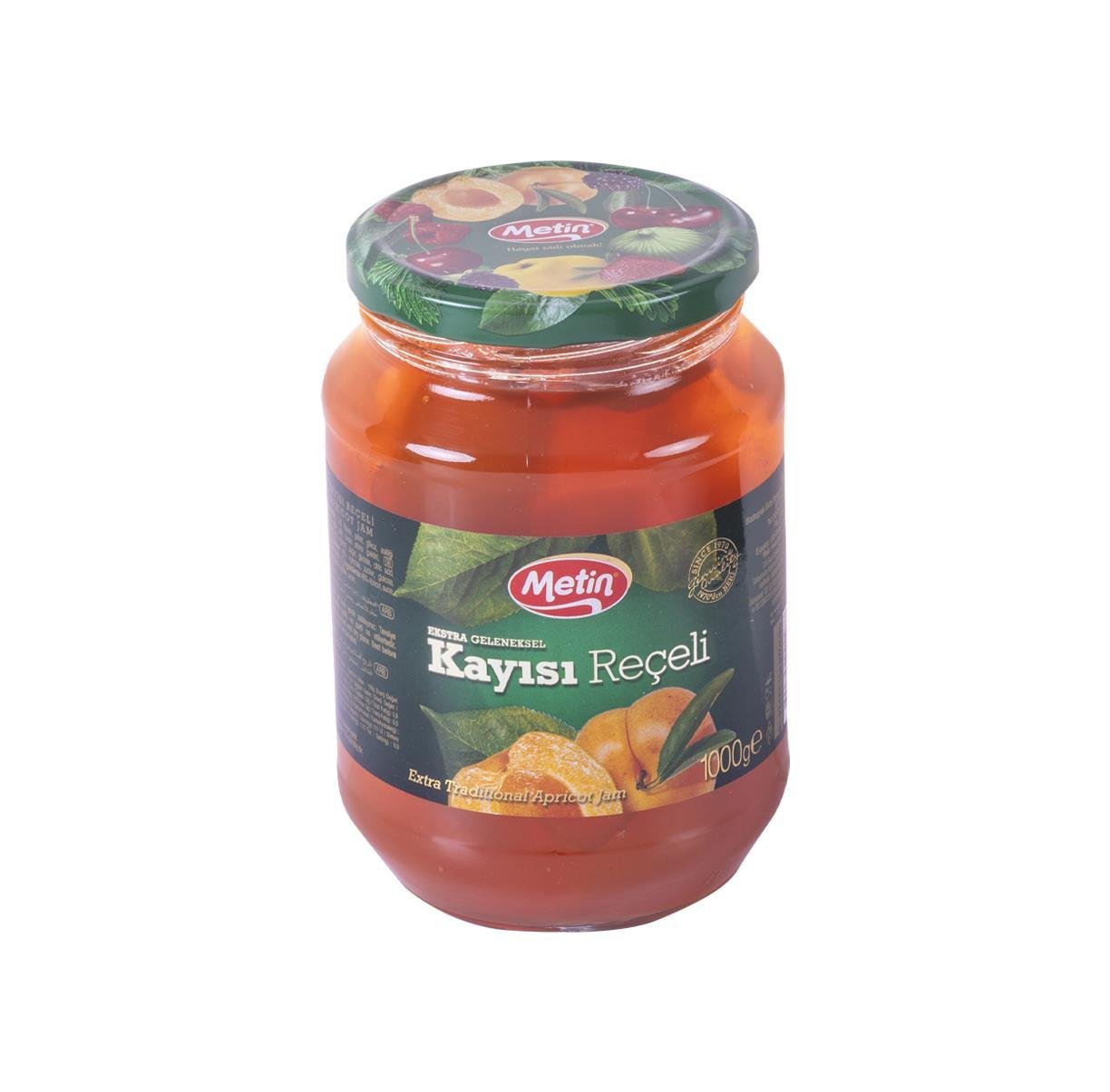 Metin Helva -Kayısı Reçeli 1000 Gr Cam Kavanoz